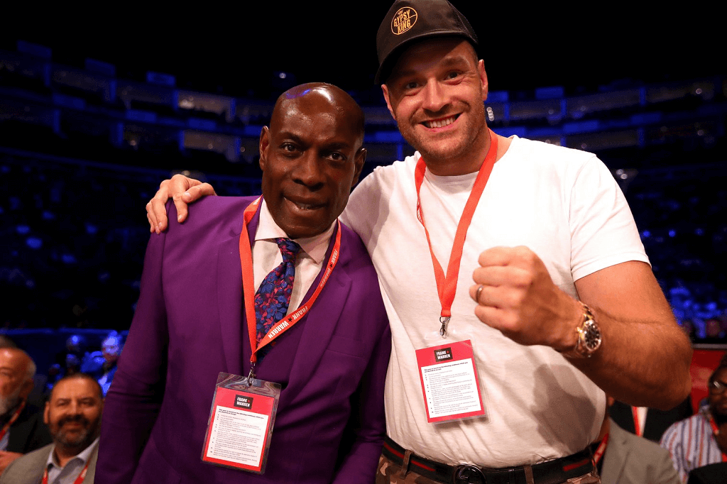 Frank Bruno and Tyson Fury 2 of the best british heavyweight boxers