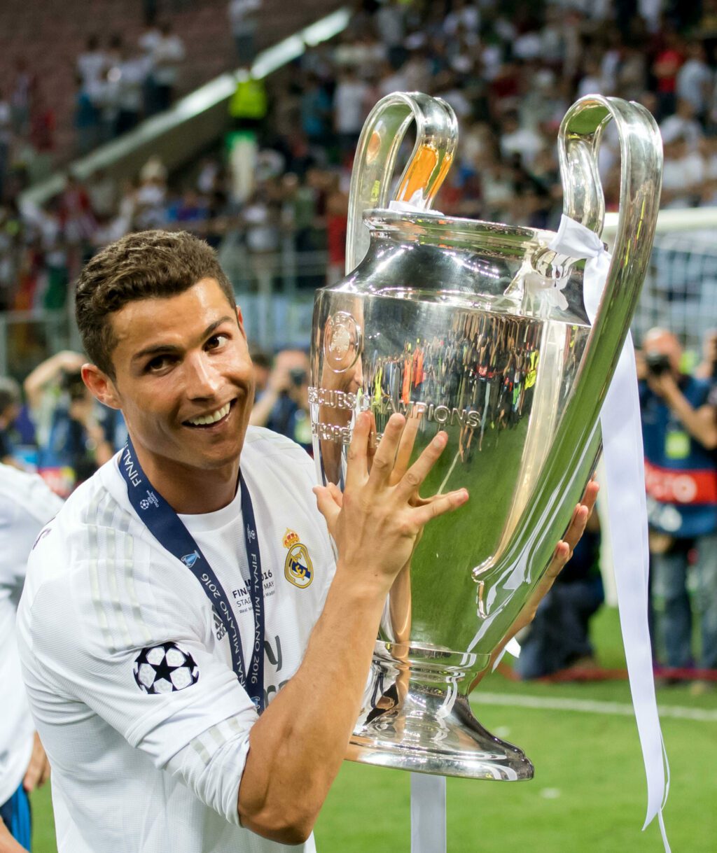 Cristiano Ronaldo during the UEFA Champions League final